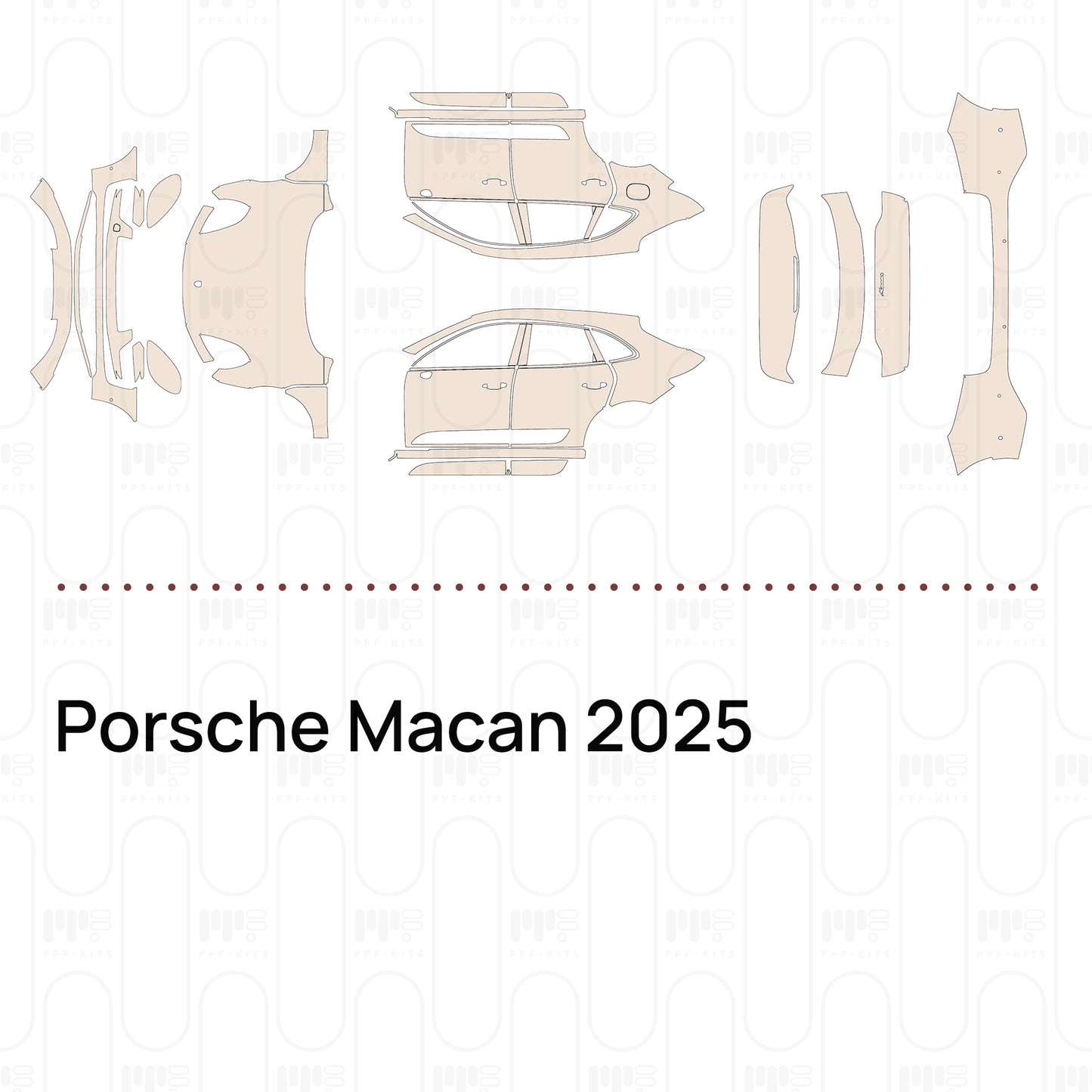 Pre-Cut PPF Porsche Macan 2025