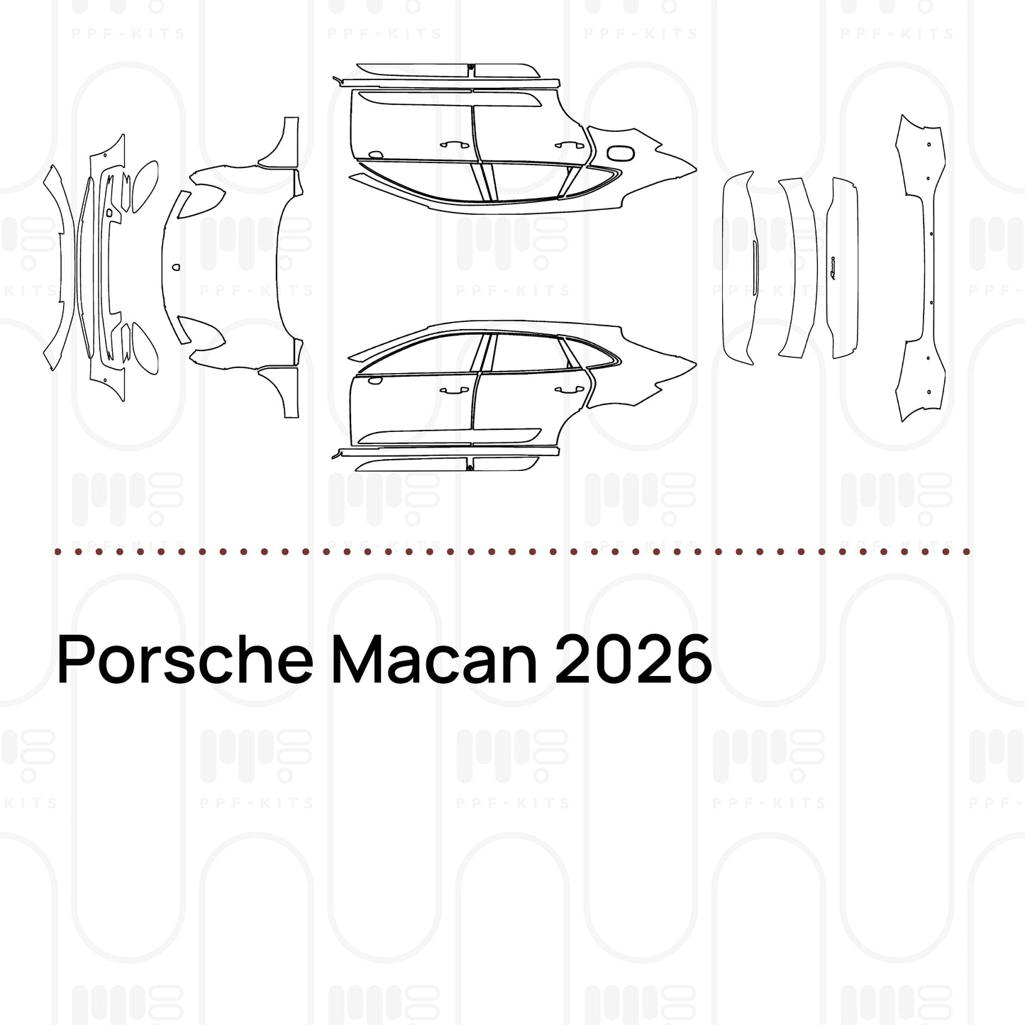 Pre-Cut PPF Porsche Macan 2026
