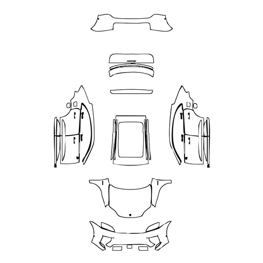 Pre-Cut PPF Porsche Macan Electric 4S 2025 - PPF-Kits