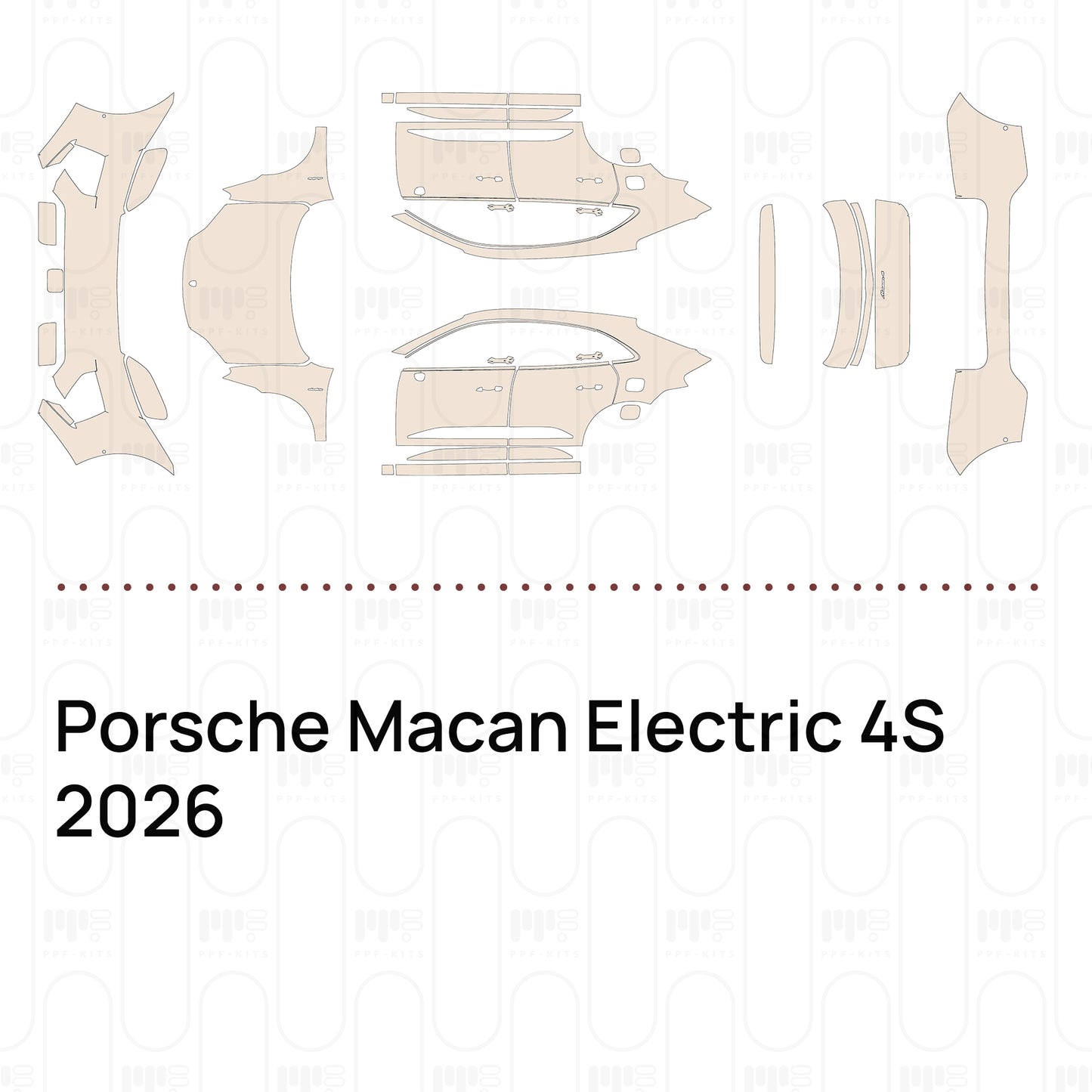 Pre-Cut PPF Porsche Macan Electric 4S 2026