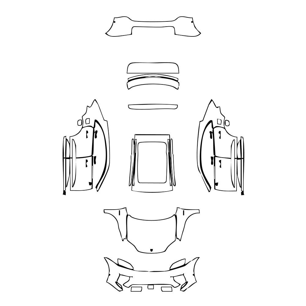 Pre-Cut PPF Porsche Macan Electric 4 2024 - PPF-Kits