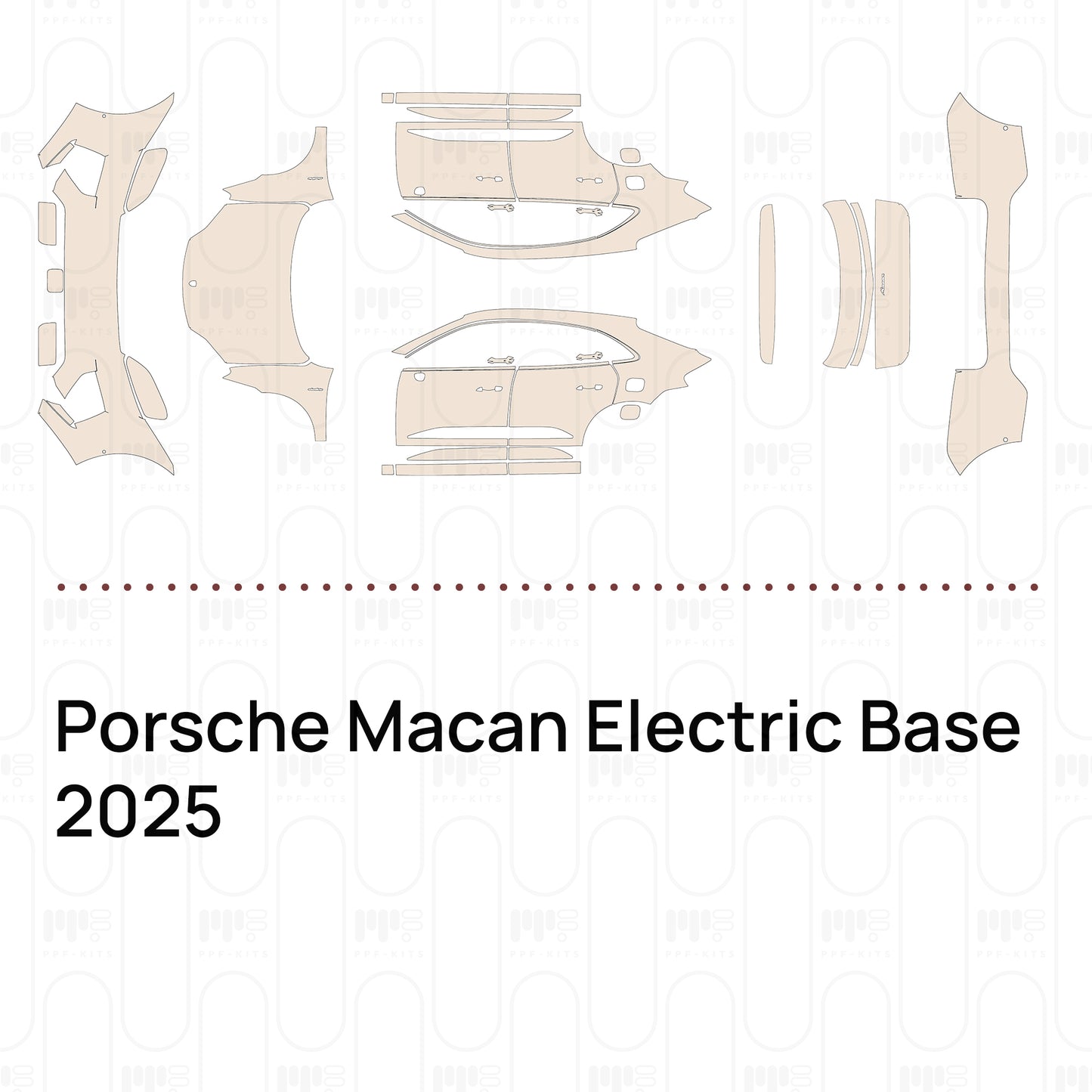 Pre-Cut PPF Porsche Macan Electric Base 2025