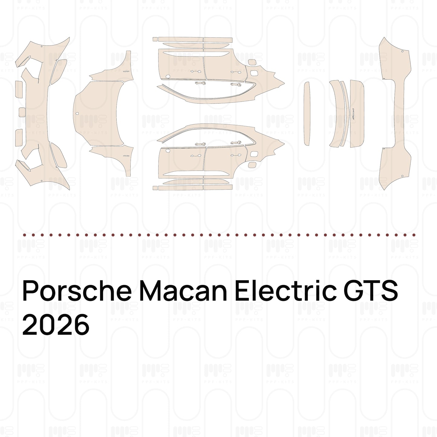 Pre-Cut PPF Porsche Macan Electric GTS 2026