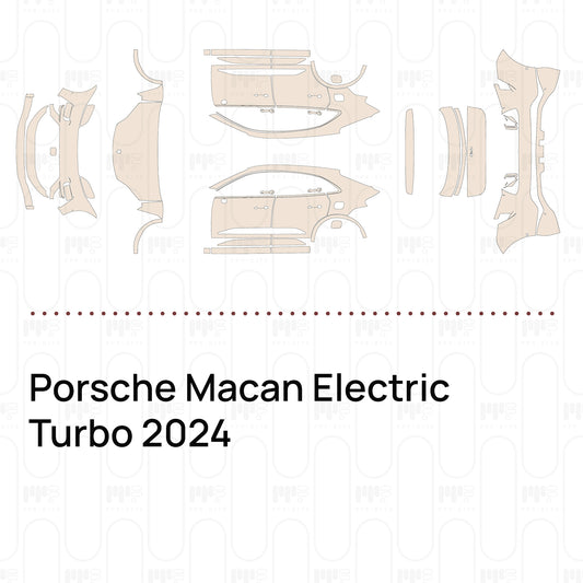 Pre-Cut PPF Porsche Macan Electric Turbo 2024