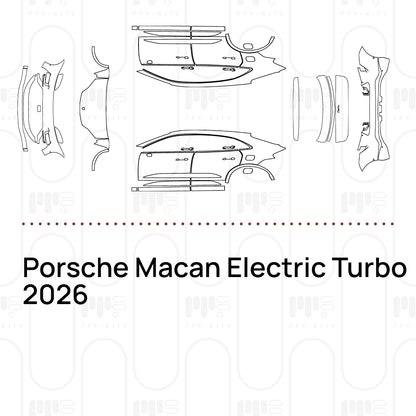 Pre-Cut PPF Porsche Macan Electric Turbo 2026