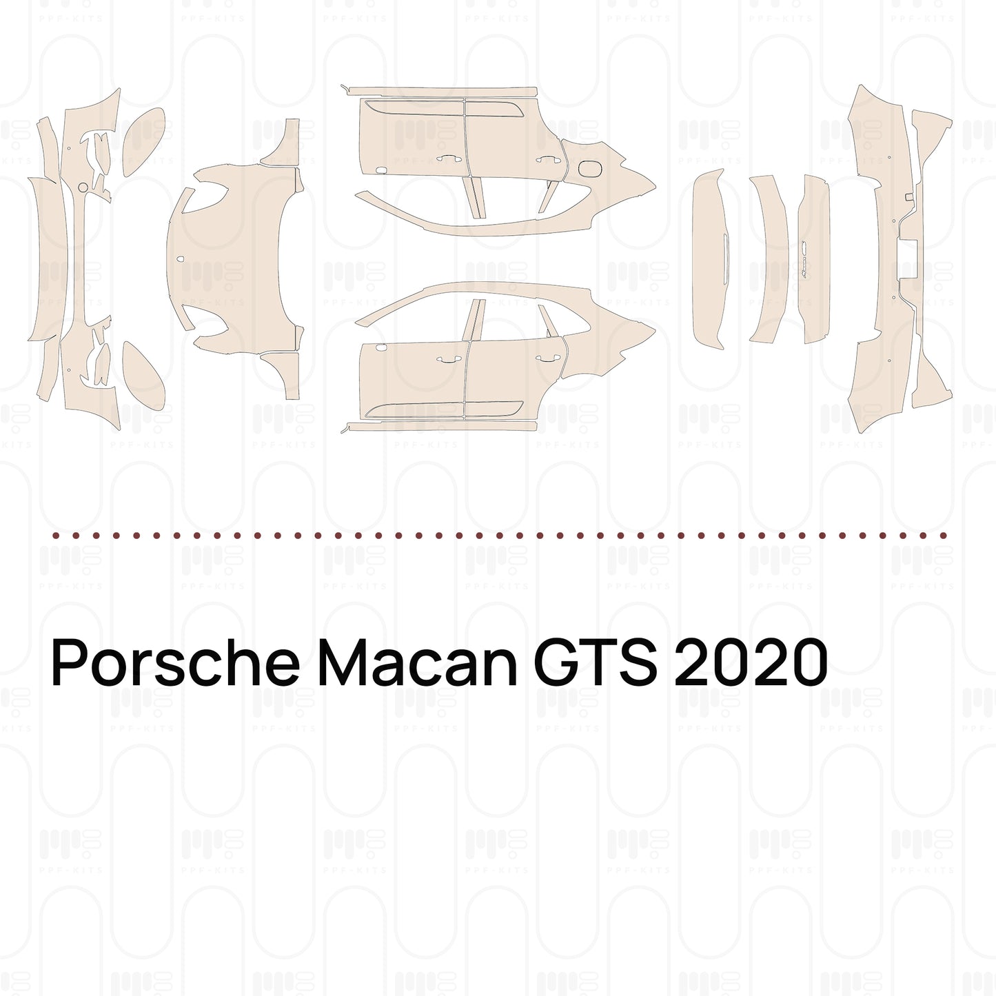 Pre-Cut PPF Porsche Macan GTS 2020