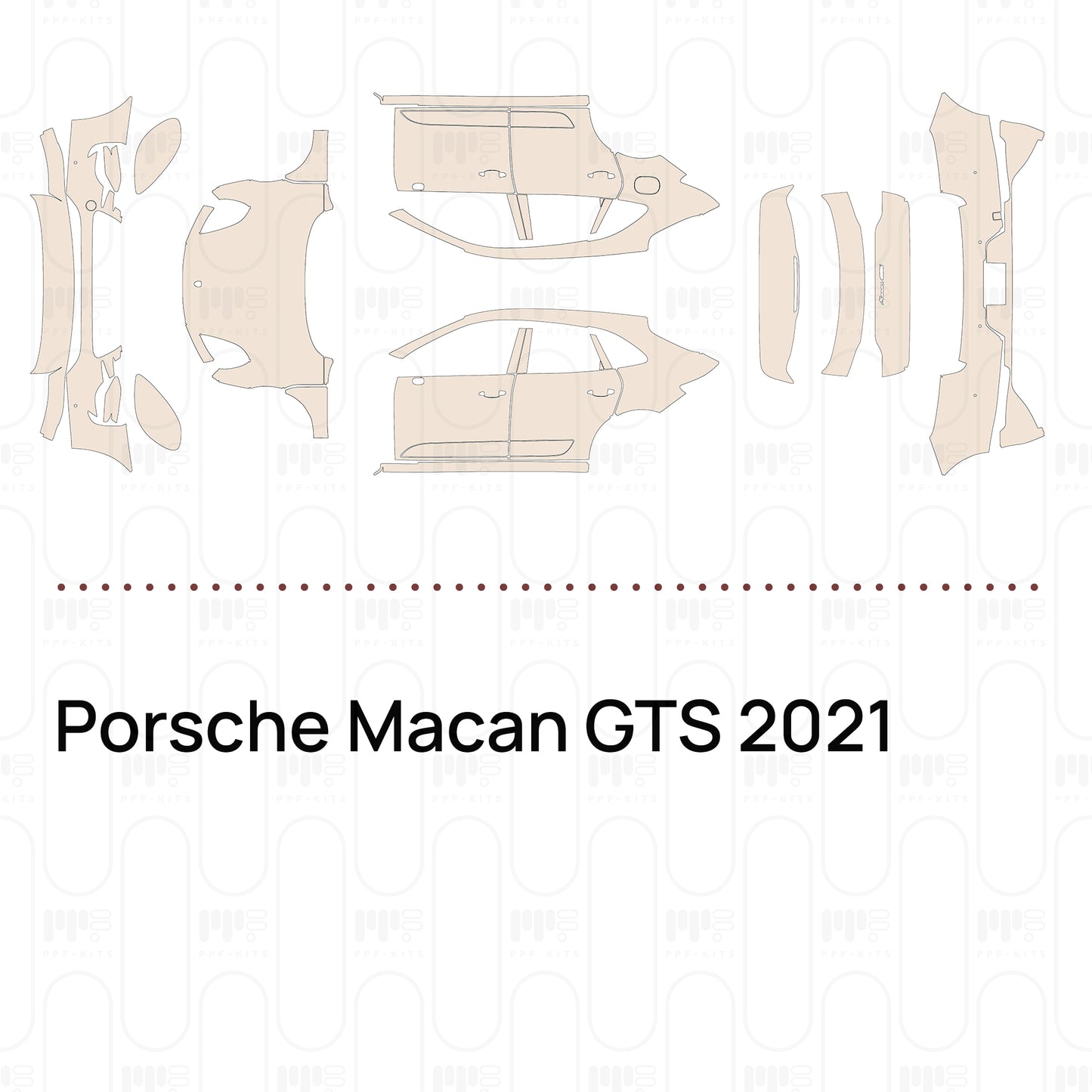 Pre-Cut PPF Porsche Macan GTS 2021