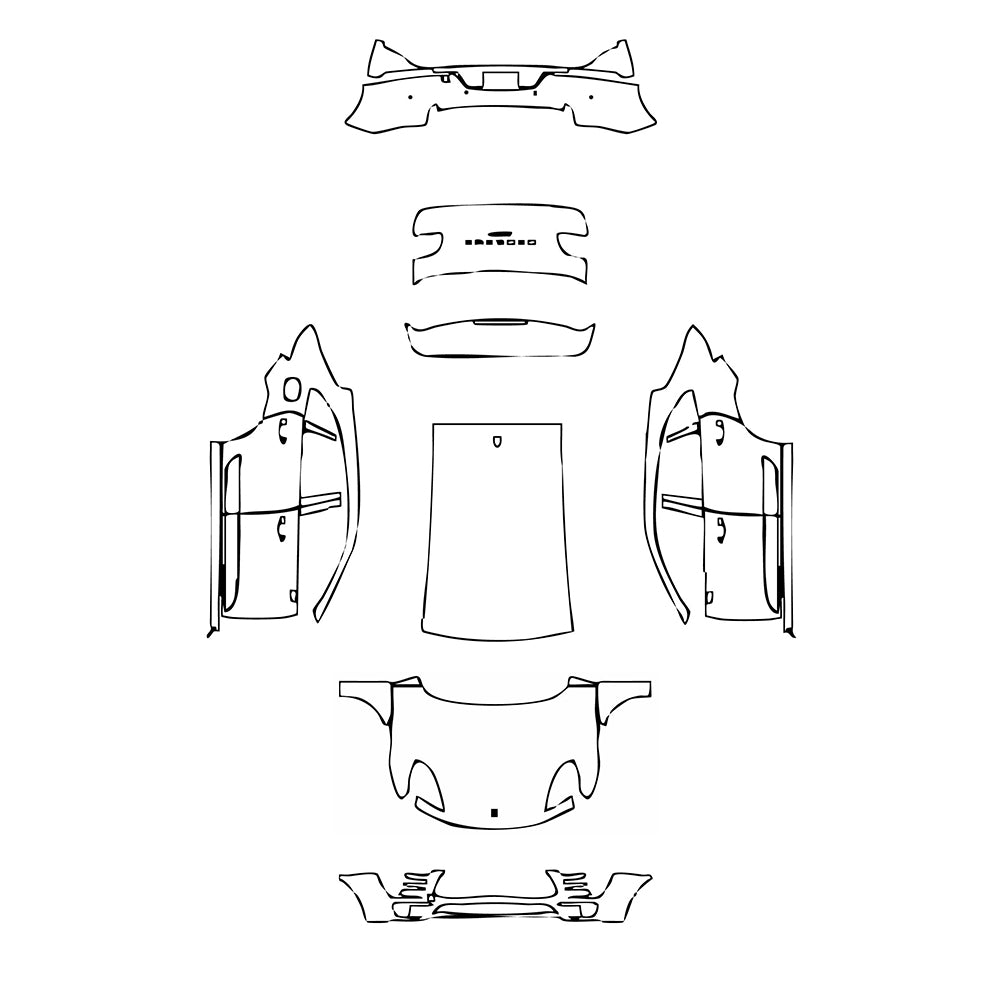 Pre-Cut PPF Porsche Macan Macan 2014 - PPF-Kits