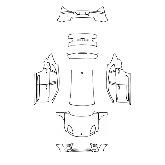 Pre-Cut PPF Porsche Macan Macan 2015 - PPF-Kits