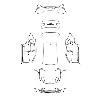 Pre-Cut PPF Porsche Macan Macan 2016 - PPF-Kits