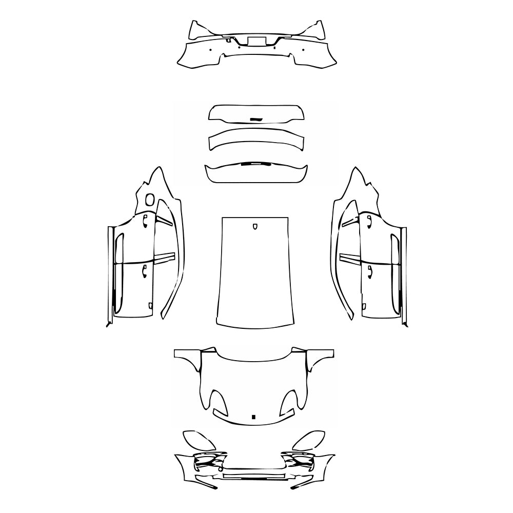 Pre-Cut PPF Porsche Macan Macan 2021 - PPF-Kits