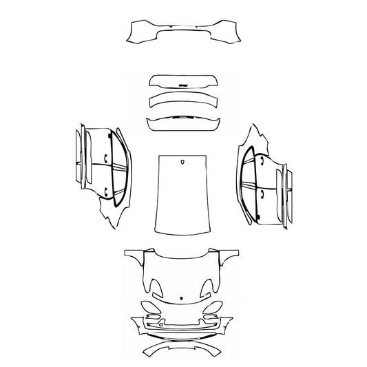 Pre-Cut PPF Porsche Macan Macan 2023 - PPF-Kits