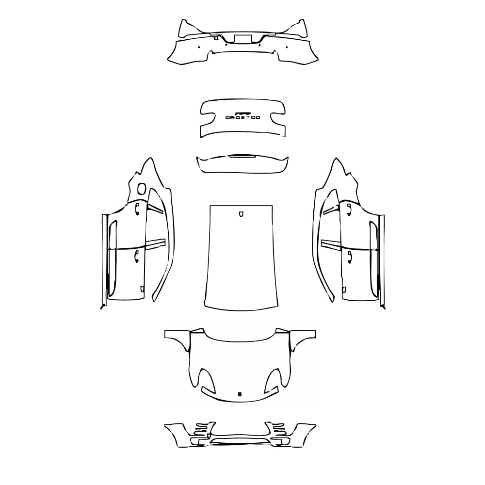 Pre-Cut PPF Porsche Macan Macan S 2016 - PPF-Kits