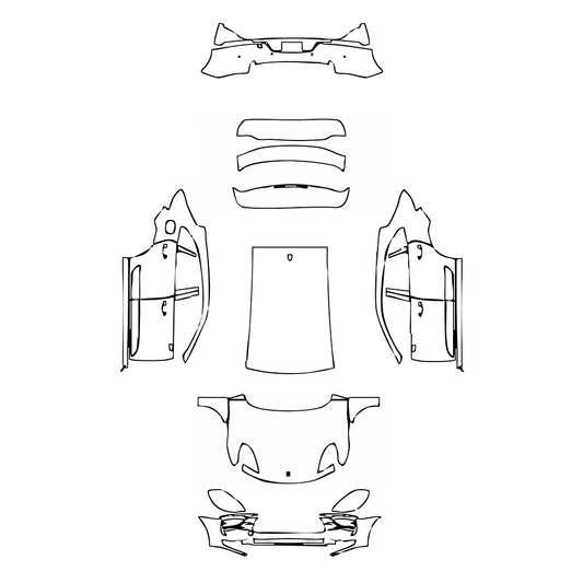 Pre-Cut PPF Porsche Macan Macan S 2021 - PPF-Kits