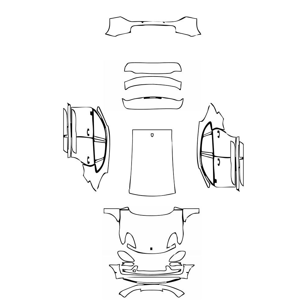 Pre-Cut PPF Porsche Macan Macan T 2024 - PPF-Kits