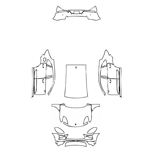 Pre-Cut PPF Porsche Macan Macan Turbo 2021 - PPF-Kits
