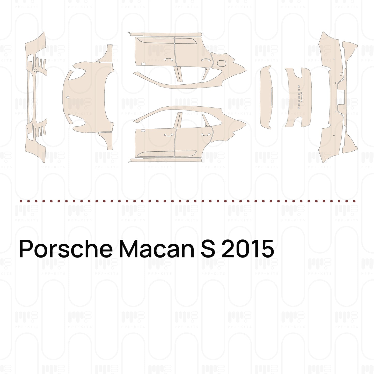 Pre-Cut PPF Porsche Macan S 2015