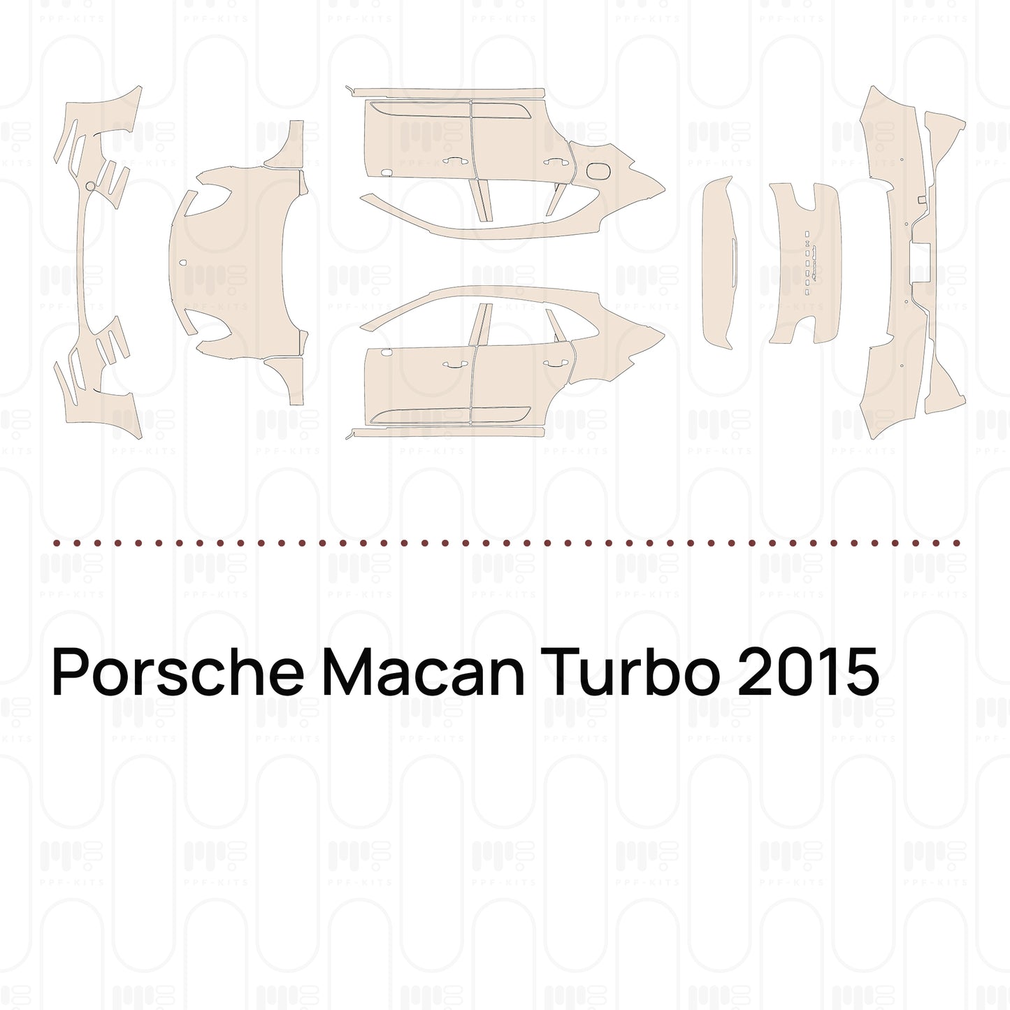 Pre-Cut PPF Porsche Macan Turbo 2015