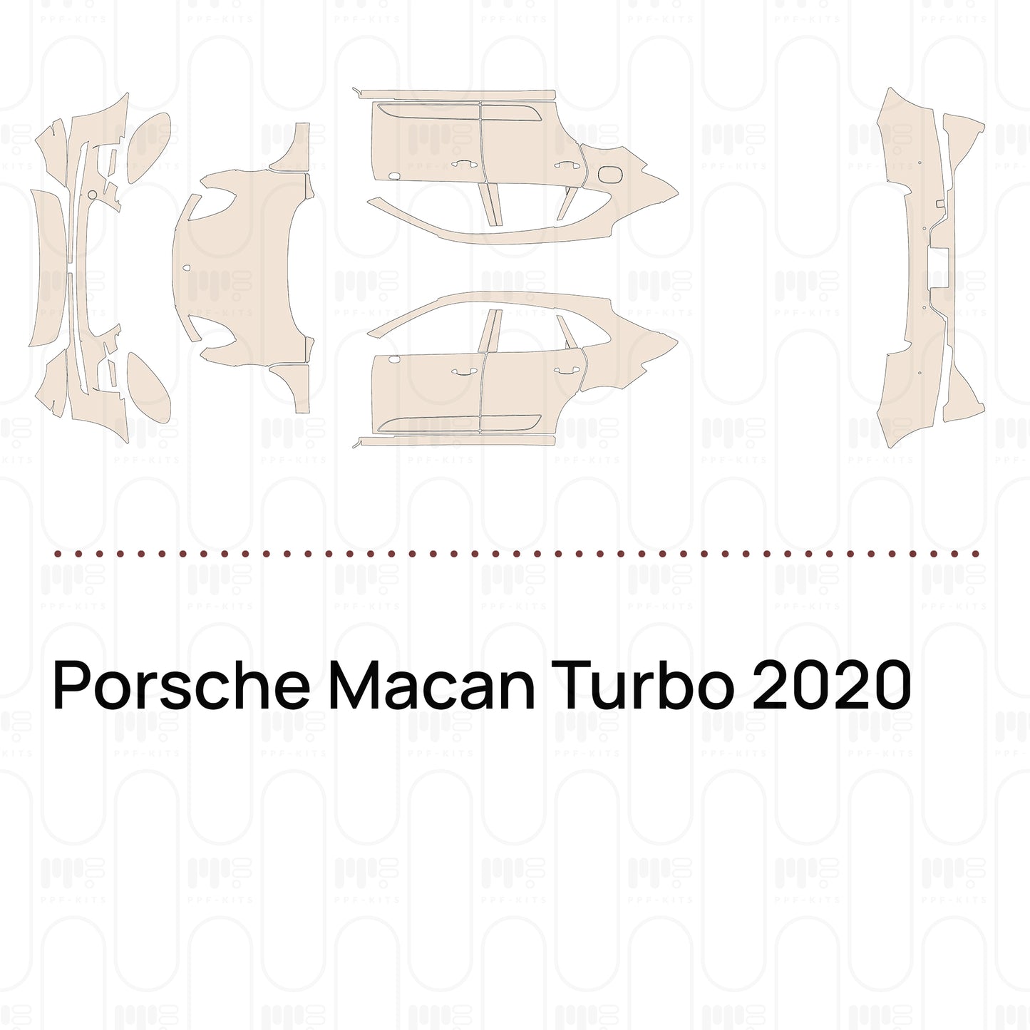 Pre-Cut PPF Porsche Macan Turbo 2020