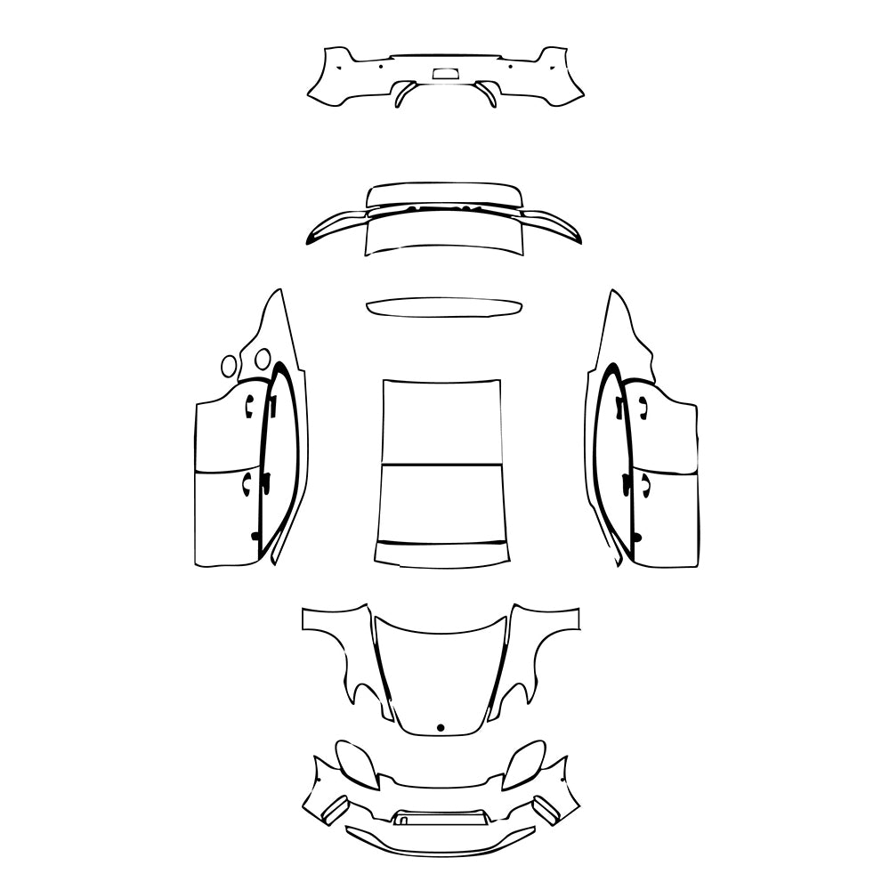 Pre-Cut PPF Porsche Panamera Sedan Panamera 2025 - PPF-Kits