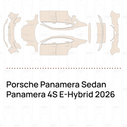 Pre-Cut PPF Porsche Panamera Sedan Panamera 4S E-Hybrid 2026