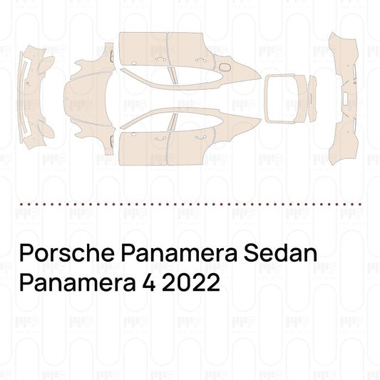 Pre-Cut PPF Porsche Panamera Sedan Panamera 4 2022