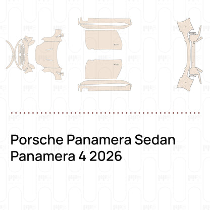 Pre-Cut PPF Porsche Panamera Sedan Panamera 4 2026