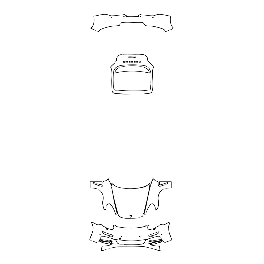 Pre-Cut PPF Porsche Panamera Sedan Panamera Executive 2015 - PPF-Kits