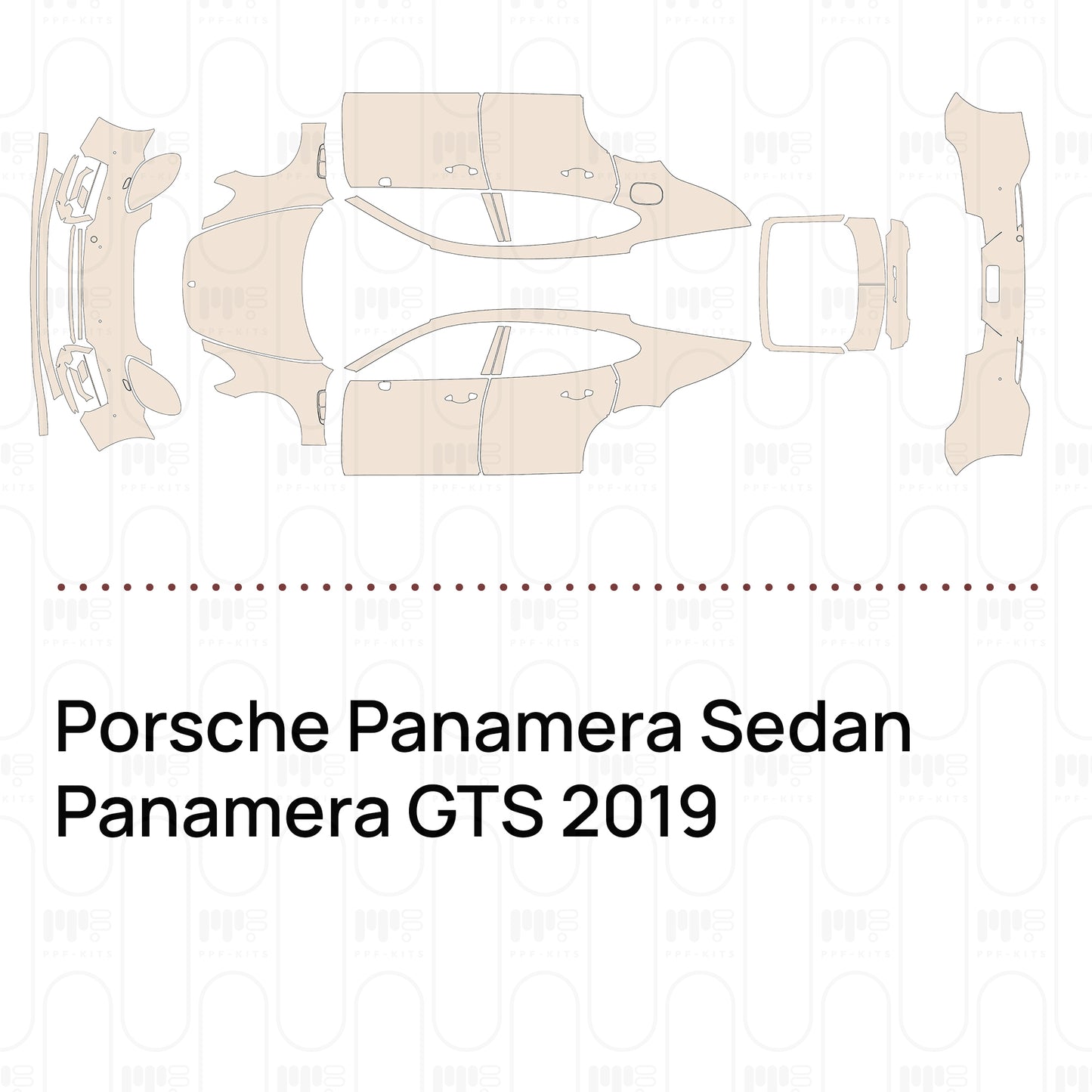Pre-Cut PPF Porsche Panamera Sedan Panamera GTS 2019