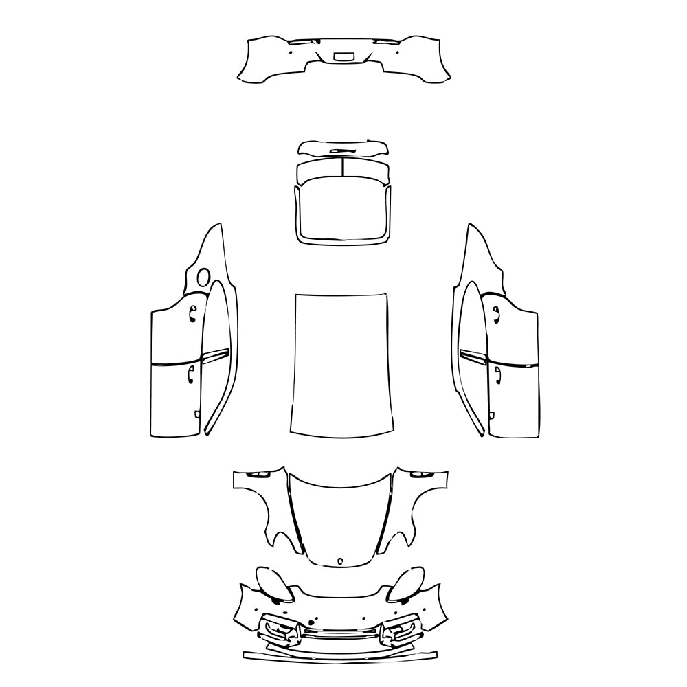 Pre-Cut PPF Porsche Panamera Sedan Panamera GTS 2023 - PPF-Kits