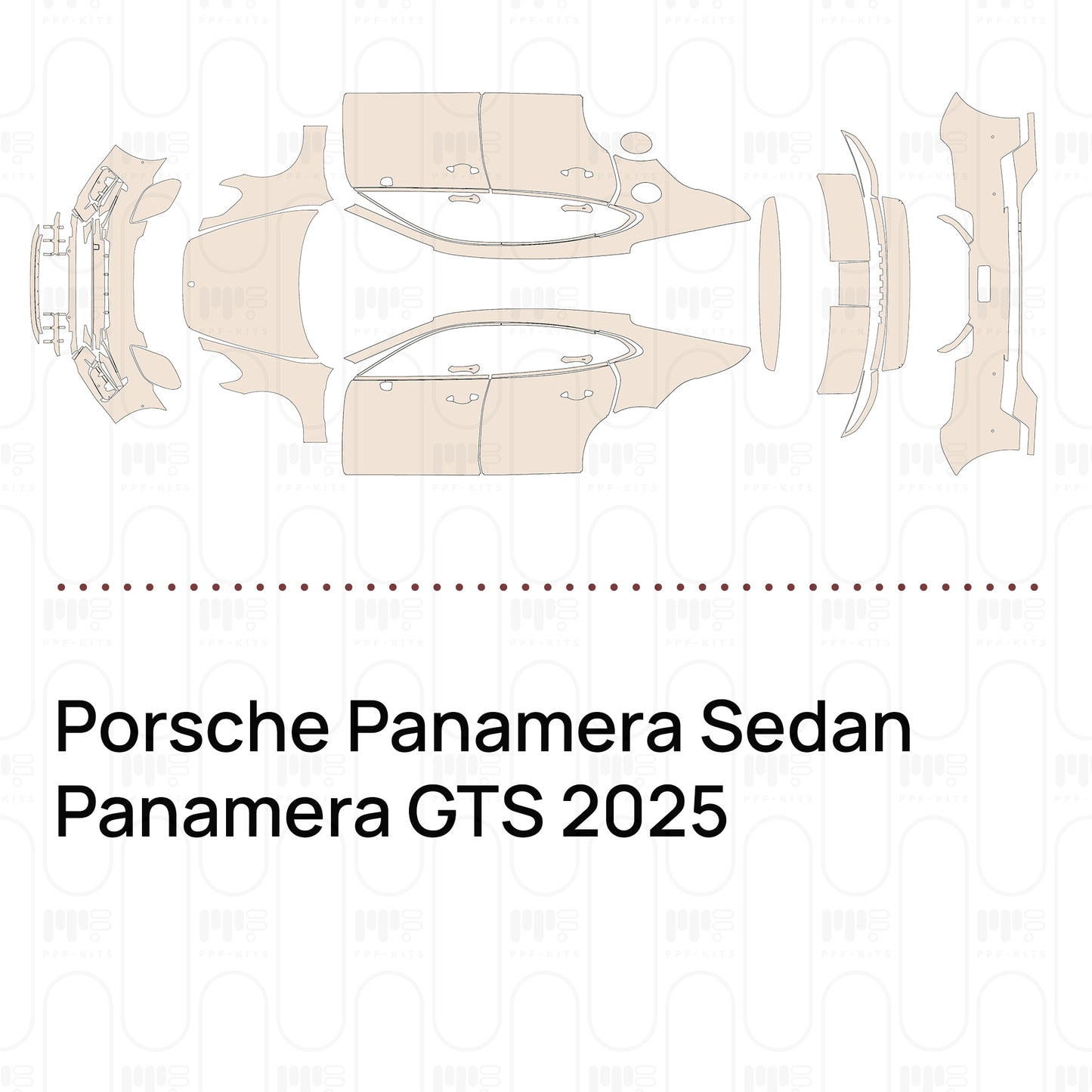Pre-Cut PPF Porsche Panamera Sedan Panamera GTS 2025