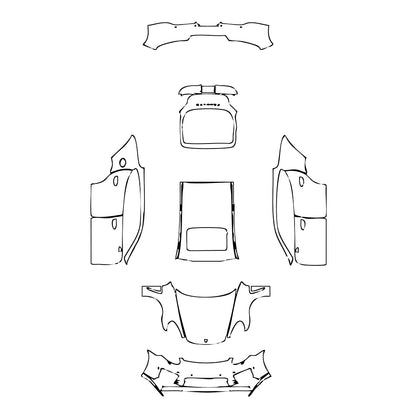 Pre-Cut PPF Porsche Panamera Sedan Panamera Turbo S 2016 - PPF-Kits