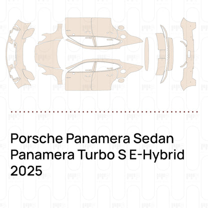 Pre-Cut PPF Porsche Panamera Sedan Panamera Turbo S E-Hybrid 2025
