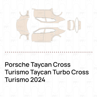 Pre-Cut PPF Porsche Taycan Cross Turismo Taycan Turbo Cross Turismo 2024