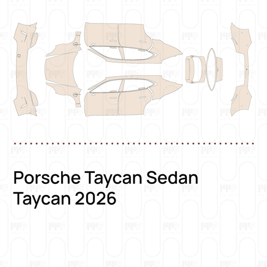 Pre-Cut PPF Porsche Taycan Sedan Taycan 2026