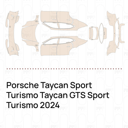 Pre-Cut PPF Porsche Taycan Sport Turismo Taycan GTS Sport Turismo 2024