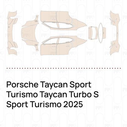 Pre-Cut PPF Porsche Taycan Sport Turismo Taycan Turbo S Sport Turismo 2025