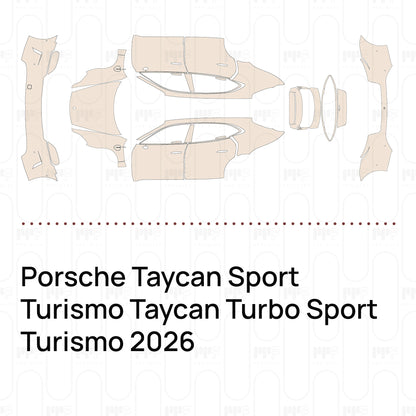 Pre-Cut PPF Porsche Taycan Sport Turismo Taycan Turbo Sport Turismo 2026