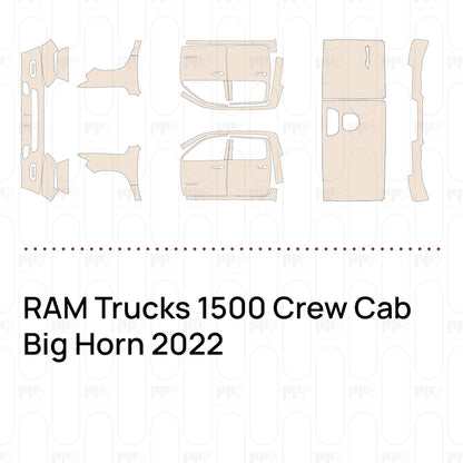 Pre-Cut PPF RAM Trucks 1500 Crew Cab Big Horn 2022