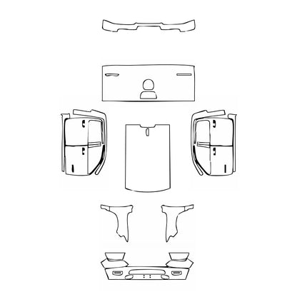 Pre-Cut PPF RAM Trucks 1500 Crew Cab Laramie 2019 - PPF-Kits