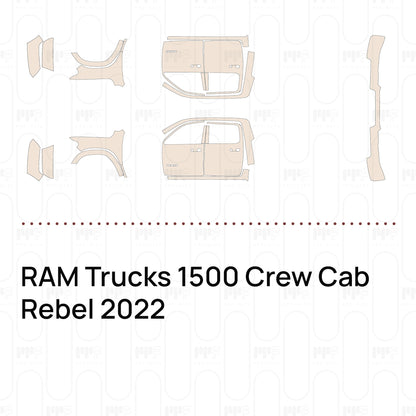Pre-Cut PPF RAM Trucks 1500 Crew Cab Rebel 2022
