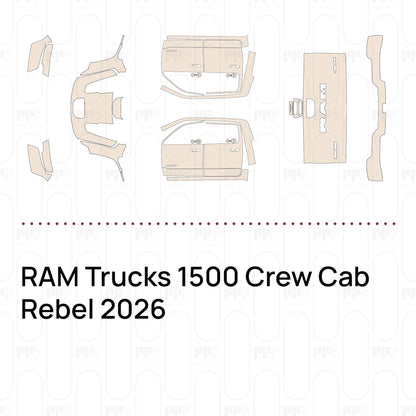 Pre-Cut PPF RAM Trucks 1500 Crew Cab Rebel 2026