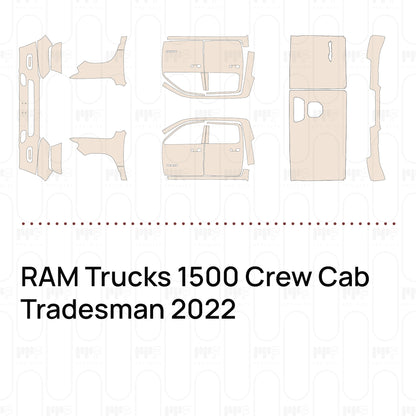 Pre-Cut PPF RAM Trucks 1500 Crew Cab Tradesman 2022