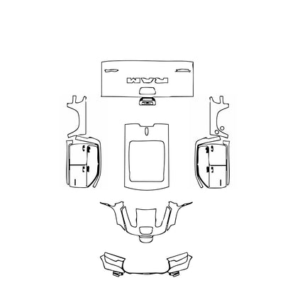 Pre-Cut PPF RAM Trucks 1500 TRX 2023 - PPF-Kits