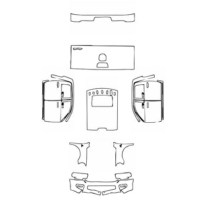 Pre-Cut PPF RAM Trucks 2500 Crew Cab Big Horn 2022 - PPF-Kits