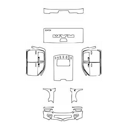 Pre-Cut PPF RAM Trucks 2500 Crew Cab Big Horn 2025 - PPF-Kits