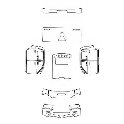 Pre-Cut PPF RAM Trucks 2500 Crew Cab Laramie 2022 - PPF-Kits