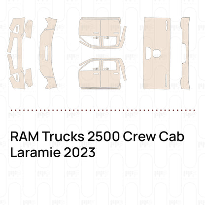 Pre-Cut PPF RAM Trucks 2500 Crew Cab Laramie 2023