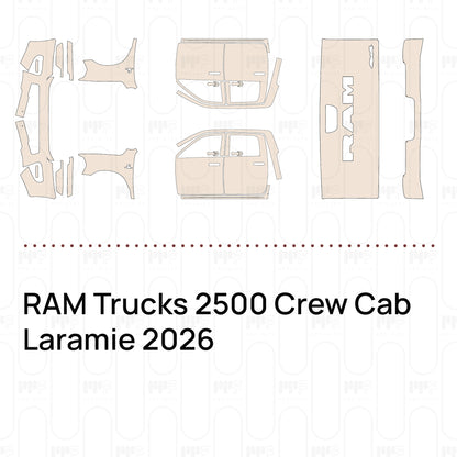 Pre-Cut PPF RAM Trucks 2500 Crew Cab Laramie 2026