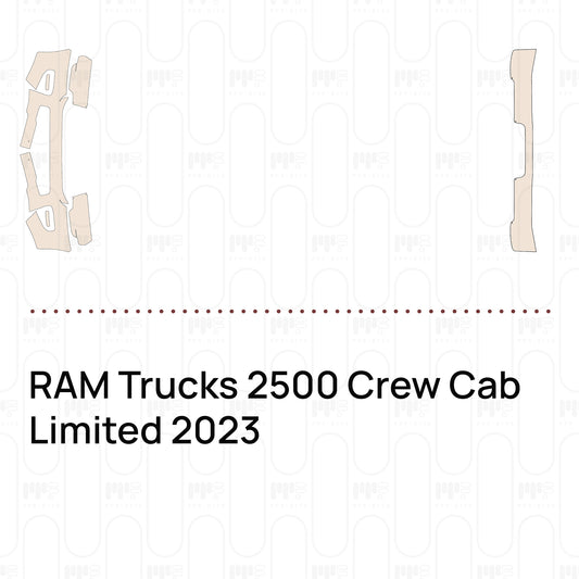 RAM Trucks 2500 Crew Cab Limited 2023 – Forskåret PPF-lakbeskyttelsesfilm